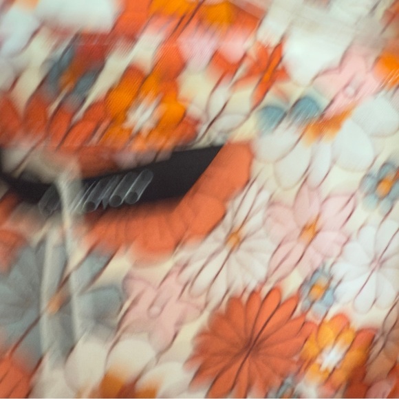 Dokotoo Academia Style V Neck Large Cottagecore Tiered Midi Floral Print Dress - Picture 9 of 10